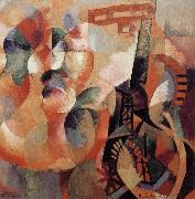 Delaunay, Robert Sun Tower and Plane oil painting artist